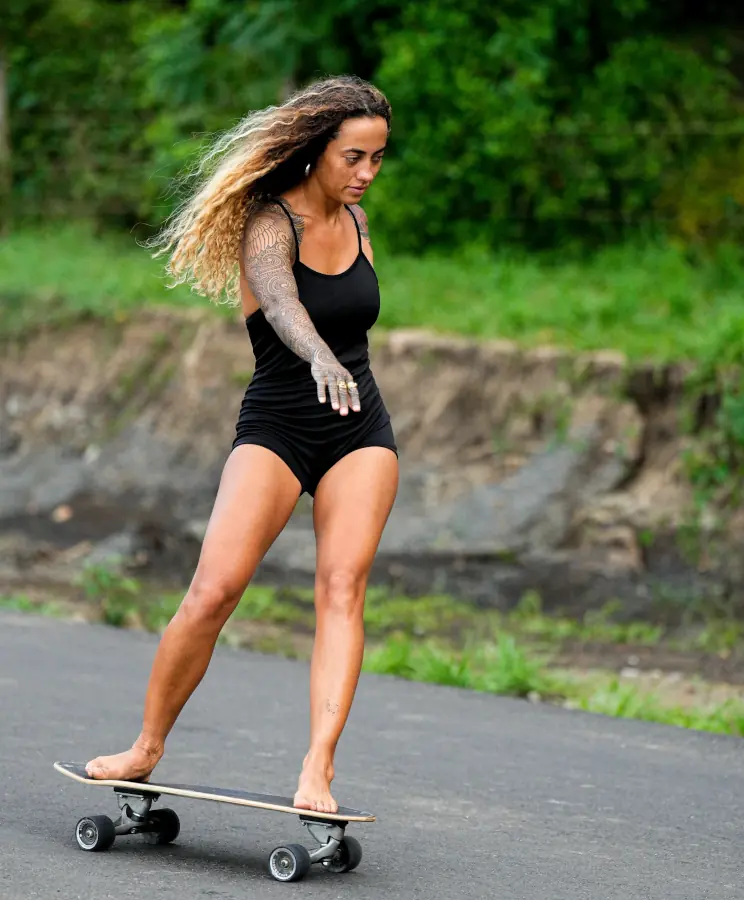 woman wearing one piece suit